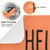 Hello Pumpkin Orange Dish Drying Mat for Kitchen Fall Autumn Harvest Microfiber Drying Mats Absorbent Reversible Dish Pad Large Dish Draining Mat 18x24 inch view 2