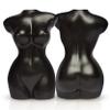 Camtoms Body Vase Female Form | Woman Body Vase for Home Decor | Ceramic Incense Holder (Large, Black) view 1