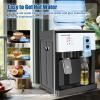 PIAOCAIYIN Countertop Water Dispenser, 5 Gal Hot/Ice/Cold Mini Water Cooler, Detachable Water Dispenser Countertop for Bedroom, Studio, Office (Desktop Placement, Black+White) view 4