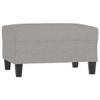 FAMIROSA Footstool Light Gray 27.6"x21.7"x16.1" Fabric,Weight:14.11lbs,349347 view 2