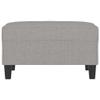 FAMIROSA Footstool Light Gray 27.6"x21.7"x16.1" Fabric,Weight:14.11lbs,349347 view 3