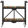 FAMIROSA Kitchen Trolley 34.2"x14.2"x31.9" Solid Reclaimed Wood,Weight:39.2lbs,321711 view 2