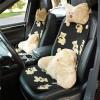 Car Headrest Pillow,plplaaoo Car Pillow, Car Interior Supplies, Soft Comfortable Car Pillow Cute Bear Style for Relieving Stress - Plush Material - Car Interior Supplies for Drivers(Brown1) view 4