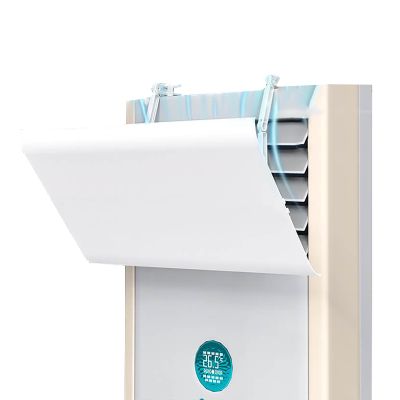 MKYOKO Standing Air Conditioner, Air Deflector, Portable, Air Conditioning Vent Deflector, Vent Diverter, Helps Wind Baffle and Direction, Anti-Condensation (Size : 60x30cm/23x11inch)
