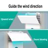 MKYOKO Standing Air Conditioner, Air Deflector, Portable, Air Conditioning Vent Deflector, Vent Diverter, Helps Wind Baffle and Direction, Anti-Condensation (Size : 60x30cm/23x11inch) view 4