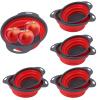8pcs Folding Drain Baskets, Vegeatble Washing Basket, Ergonomic Kitchen Sink Strainer, Durable Fruit Washing Basket with Handles, Kitchen Strianer and Colanders for Fruit Vegetable view 4