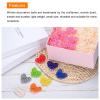 MECCANIXITY 12Pcs Heart Shaped Rattan Ball Vase Filler Natural Rattan for Valentine's Day Decoration Wedding Home Decoration Dark Blue 2 in view 3