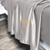 Bedify Bedding 100% Pure Silk Satin Duvet with Fitted Set 4 Pcs Silk Fitted Sheet 15" Deep Pocket Silk Duvet Cover Pillowcases Soft Silk Sheets|Wrinkle Free Fade Resistant(Ivory,King) view 3