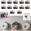 TMNOVO Magnetic Spice Jars for Refrigerator, Spice Containers with Shaker Lids, Set of 12 Spice Rack Jar Tins, 4 oz Black Magnetic Jars view 1