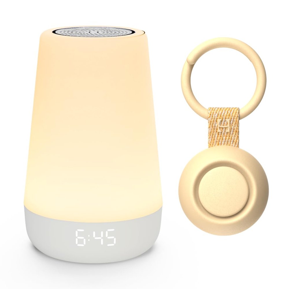 Hatch for Baby Sleep Bundle: Home & Travel Sound Machines Includes Rest 2nd Gen and Portable Hatch Go (Honey)