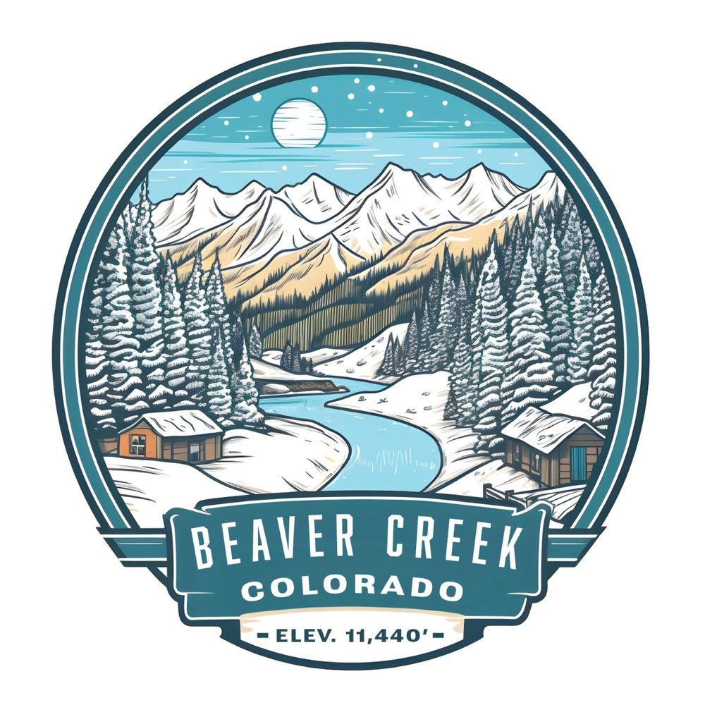Beaver Creek Colorado Design B Souvenir Magnet 2-Inch