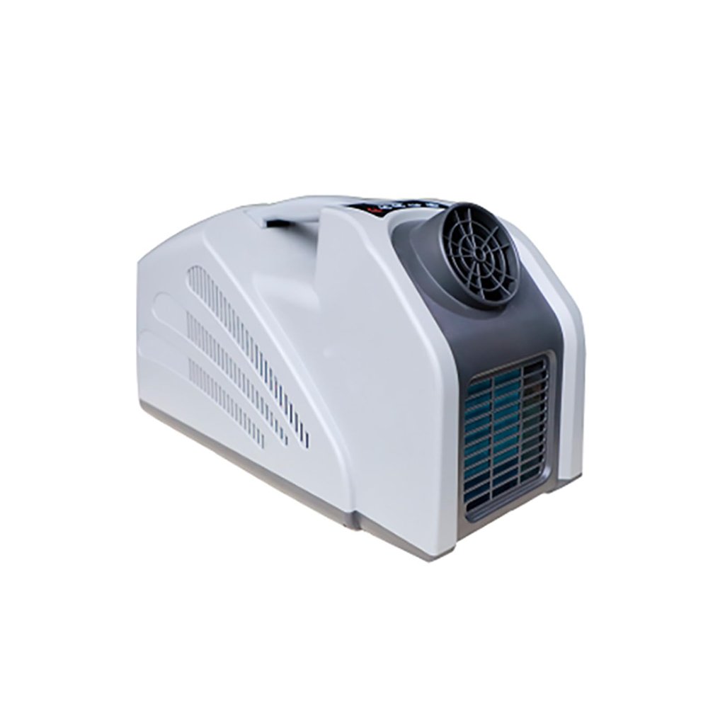 Camping Air Conditioner, Mini Tent Air Cooler with Three Adjustable Wind Speeds, 650W Low Power Consumption, Support Solar Charging, Low Noise and Easy to Carry, for RV, Car and Fishing