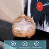 XMHSSFF Humidifiers for Bedroom,Raining Cloud Night Light Diffuser,7 Colors Cloud Raining Night Light Diffuser Meditation Dripping Sound Sleep Aid Rechargeable, Humidifier (Color : Wood) view 3