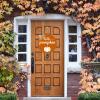 Thanksgiving Door Decorations Fall Decor - Hello Pumpkin Wall Sign Decorations - Wooden Door Hangers Wreath with Bow for The Home Party Supplies view 3