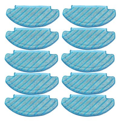YAXRO 10Pcs Mop Cloths Compatible with Ecovacs Deebot Ozmo T8 AIVI T8 Max and T8 Series/ T9 Series/ N8 Pro Plus/ N8 Pro Vacuum Cleaner