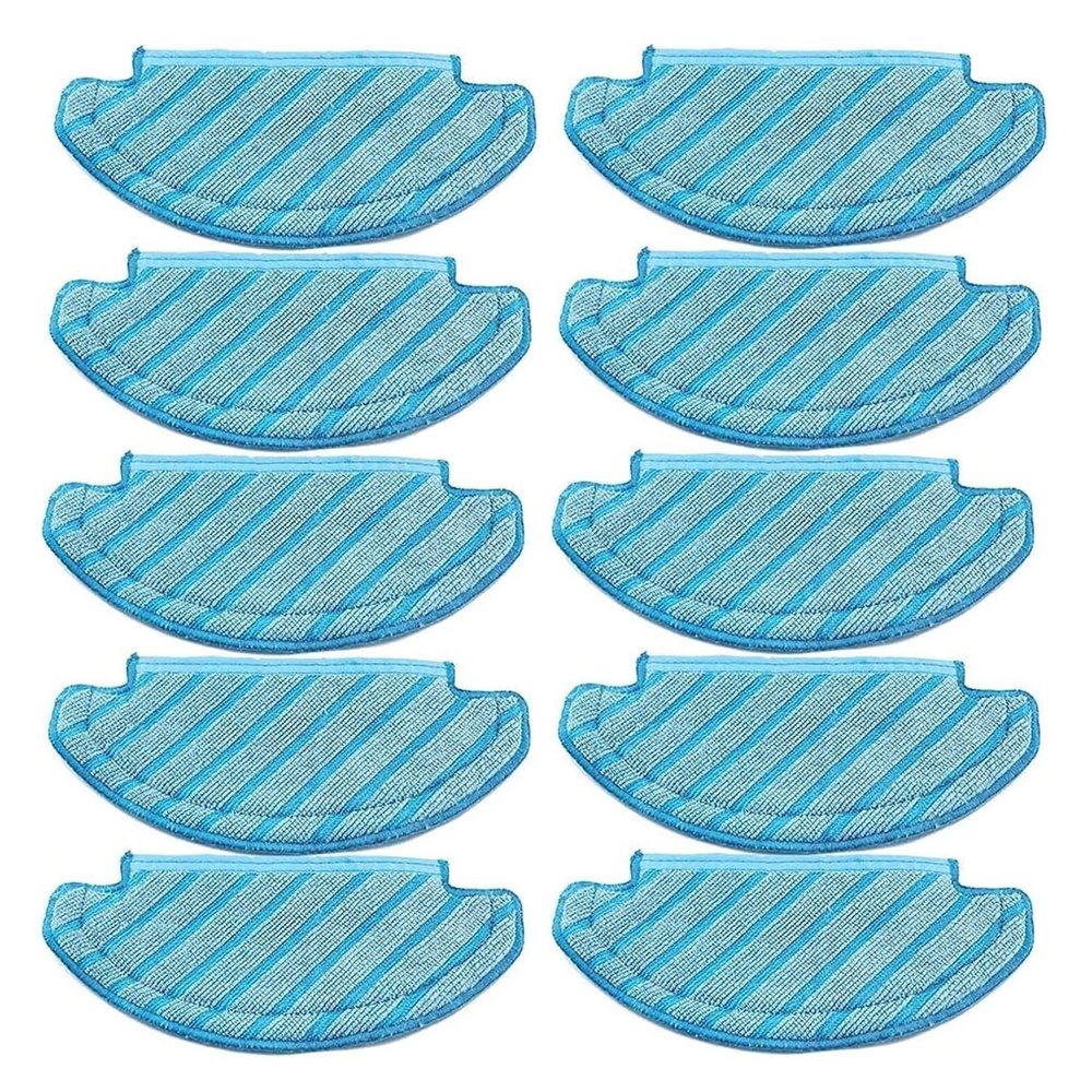 YAXRO 10Pcs Mop Cloths Compatible with Ecovacs Deebot Ozmo T8 AIVI T8 Max and T8 Series/ T9 Series/ N8 Pro Plus/ N8 Pro Vacuum Cleaner