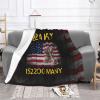22 Too Many PTSD Awareness Veteran Cozy Up with Our Ultra-Soft Fleece Blanket - Perfect for Home and Travel 60"x50" view 2