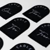 Black Arch Wedding Table Numbers 1-25 with Stands, 5x7 Inch Black Acrylic Arch Sign with Holder, Arched Acrylic Table Numbers for Wedding Reception view 4