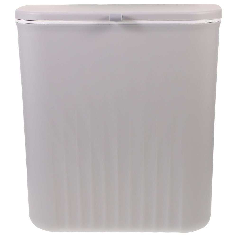 Alipis Decor Sheet Holder Hanging Trash Can Kitchen Compost Bin with Sliding Cover Under Sink Plastic Garbage Can Wall Mounted Lint Box Holder