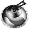 BAZAC Stainless Steel Universal Lid Pan Lid Cover with Long Handle Frying Pan Cover Cookware Lids Cooking Dome Cover Glass Pot Lids Replacement-A||24cm view 1