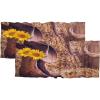 INSFBRB Brebasf Western Cowboy Boots Curtains Valance,Rod Pocket Valances for Windows for Kitchen Bedroom Bathroom Living Room 54x18inch2Pcs view 1