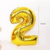 Daimay 20th Birthday Party Decorations Gold Black Happy Birthday Latex Confetti Balloons Triangle Flag Banner Number 20 Foil Balloon Cake Topper for Men Women Anniversary Birthday Party Supplies view 3