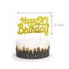 Daimay 20th Birthday Party Decorations Gold Black Happy Birthday Latex Confetti Balloons Triangle Flag Banner Number 20 Foil Balloon Cake Topper for Men Women Anniversary Birthday Party Supplies view 4