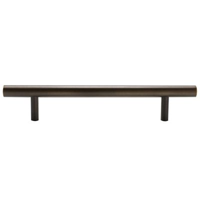 Brass Cupboard Handles Solid Handle T Bar Row Handle Brass Door Handles Kitchen Cupboard Handles Furniture Handles Brass Classic Door Handles Drawer Knobs-Brown||Hole Distance: 128mm