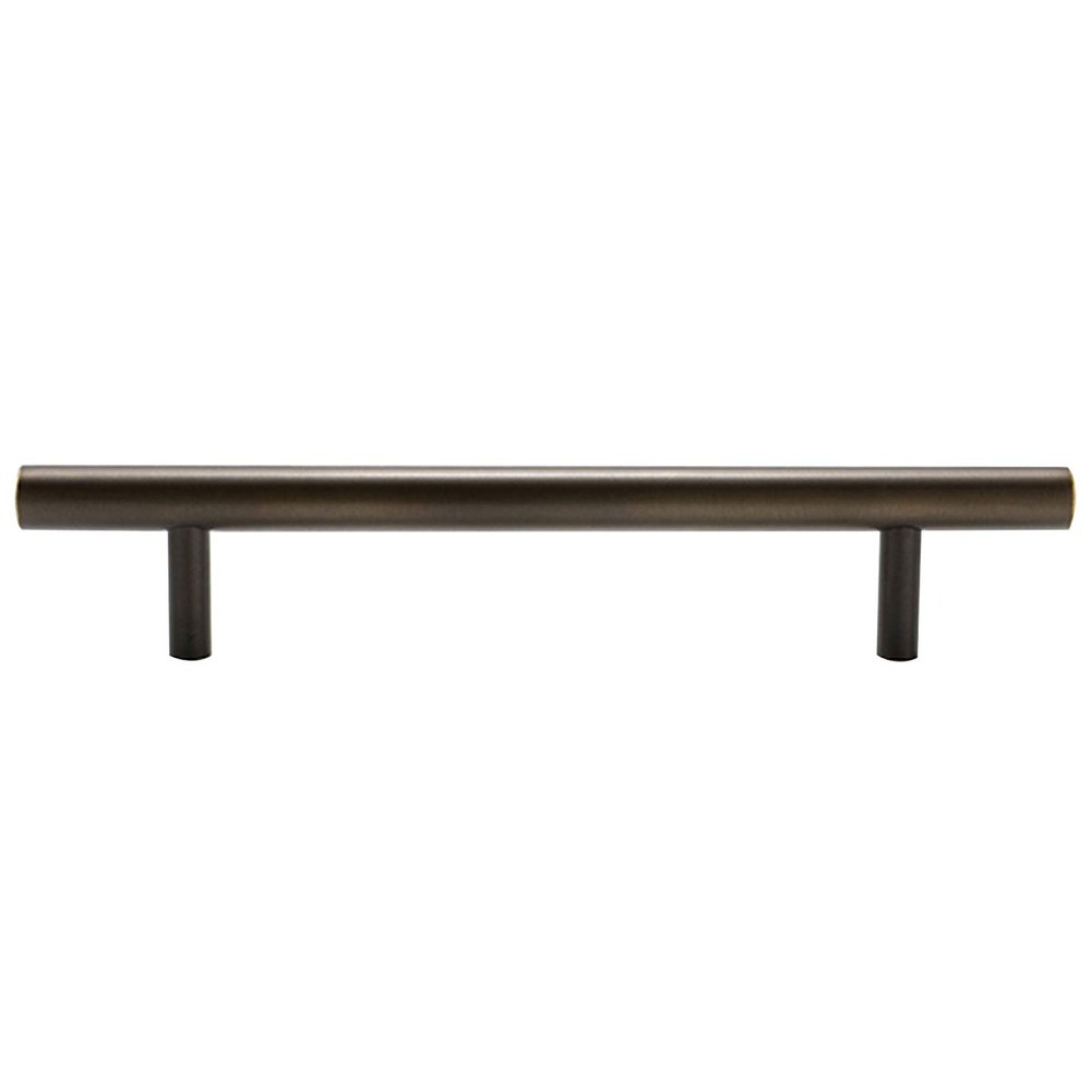 Brass Cupboard Handles Solid Handle T Bar Row Handle Brass Door Handles Kitchen Cupboard Handles Furniture Handles Brass Classic Door Handles Drawer Knobs-Brown||Hole Distance: 128mm