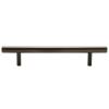 Brass Cupboard Handles Solid Handle T Bar Row Handle Brass Door Handles Kitchen Cupboard Handles Furniture Handles Brass Classic Door Handles Drawer Knobs-Brown||Hole Distance: 128mm view 1