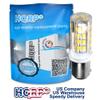 HQRP 2-Pack BA15d Base 32LED Marine Boat Bulb for 1154 2057 2357 2397 3497 1016 1034 7528 Replacement 6300-7000 Cool White 12-24V DC Light view 2