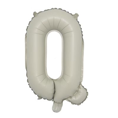 16 inch Cream Letter A to Z Alphabet Number 0-9 Foil Balloons Letter Birthday Party Wedding Decoration event & party supplies birthday balloons (16 inch Cream Q)