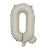 16 inch Cream Letter A to Z Alphabet Number 0-9 Foil Balloons Letter Birthday Party Wedding Decoration event & party supplies birthday balloons (16 inch Cream Q) view 1