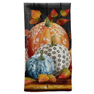 Briarwood Lane Elegant Pumpkins Hand Towel