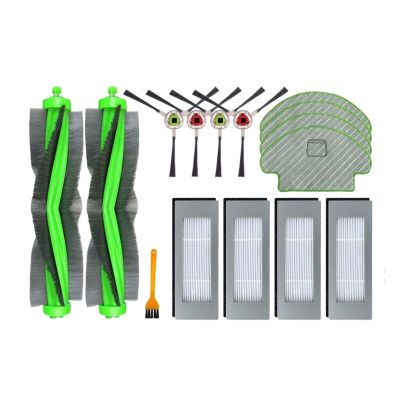 YAXRO Compatible for IRobot Roomba Combo R1138 Robot Vacuum Cleaner Replacement Spare Parts Accessories Main Side Brush Hepa Filter Mop Pad (Color : Set E)