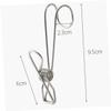 Cabilock 12PCS Stainless Steel Hanger Clips Wire Clip for Drying Metal Clothespins Multi-Purpose Windproof Clips for Clothesline view 2