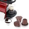 3Pcs Reusable Coffee Capsules Filter Refillable Capsules Pods for Household Use Brown Compatible with Standard Machines view 3