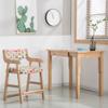 GMZ&KEHC Kids Study Chair, Made of Beech Wood, Children's Study Chair Learning Chair with Adjustable Pedal, Children's Dining Chair, 6 Level Height Adjustable,F view 4