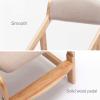 GMZ&KEHC Height Adjustable Study Chair, Made of Rubber Wood, Ergonomic Design Sitting Posture Correction with Comfortable Backrest, for Studying, Reading,B view 4