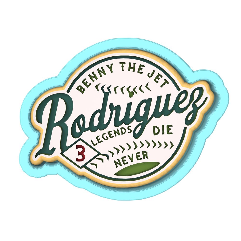 Benny the Jet Rodriguez Cookie Cutter & Stamp #1 (2.5 in. Wide X 1.87 in. Tall)