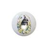 Cute Bunnies Holding Eggs by dw - Farm Fresh Knobs Design Ceramic Cabinet Kitchen Bathroom Bedroom Furniture Handles or Pulls w/Glossy Finish 1.5 x 1.5 Inches (2) view 1