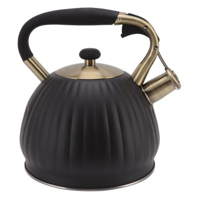 3.5 Liter Whistling Tea Kettle, Stovetop with Cool Grip Ergonomic Handle, Teakettle Classic Teapot Stainless Steel Tea Pots for Stove Top with Thin Fast Heating Bas,