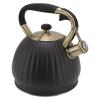 3.5 Liter Whistling Tea Kettle, Stovetop with Cool Grip Ergonomic Handle, Teakettle Classic Teapot Stainless Steel Tea Pots for Stove Top with Thin Fast Heating Bas, view 2