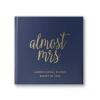 Bridal Shower Guest Book for Future Bride Gift Ideas, Custom Bridal Photo Booth Album Letters to Bride - Navy Gold (12x12) view 1