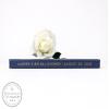 Bridal Shower Guest Book for Future Bride Gift Ideas, Custom Bridal Photo Booth Album Letters to Bride - Navy Gold (12x12) view 2