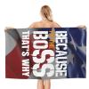 Because I'm The Boss That's Why Cool Summer Absorbent Bath Towels Resist Sweat 52x32 in view 2