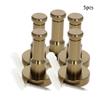 ETomey Wall Hooks,Coat Hook, 5 Pieces Red Single Hook Hat Coat Robe Door Wall Hook Hanger Space Aluminum Height 54mm Diameter 32mm (Color : Gold, Size : 5PCS) view 2