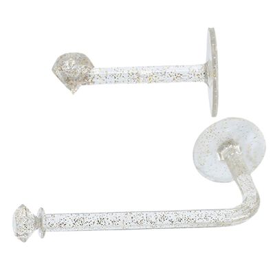 STOBAZA 2pcs Punch Decorative Hair Band Holders Wall-mounted Hair Tie Organizers for of Headbands Scrunchies and Styles Included