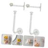 STOBAZA 2pcs Punch Decorative Hair Band Holders Wall-mounted Hair Tie Organizers for of Headbands Scrunchies and Styles Included view 3