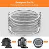 Dehydrator Rack, Rack fit for Ninja Foodi Accesories, Pressure Cooker and Air Fryer - Stainless Steel view 2